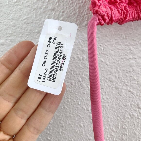 NWT LOVE & BIKINIS Jamaica Triangle Strings One Size Bikini SET O/S - Picture 10 of 11